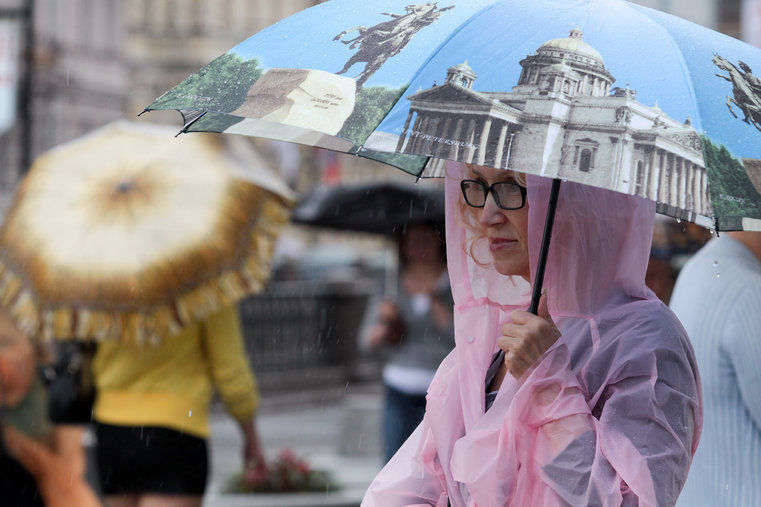 В четверг дожди и тепло останутся в Петербурге 