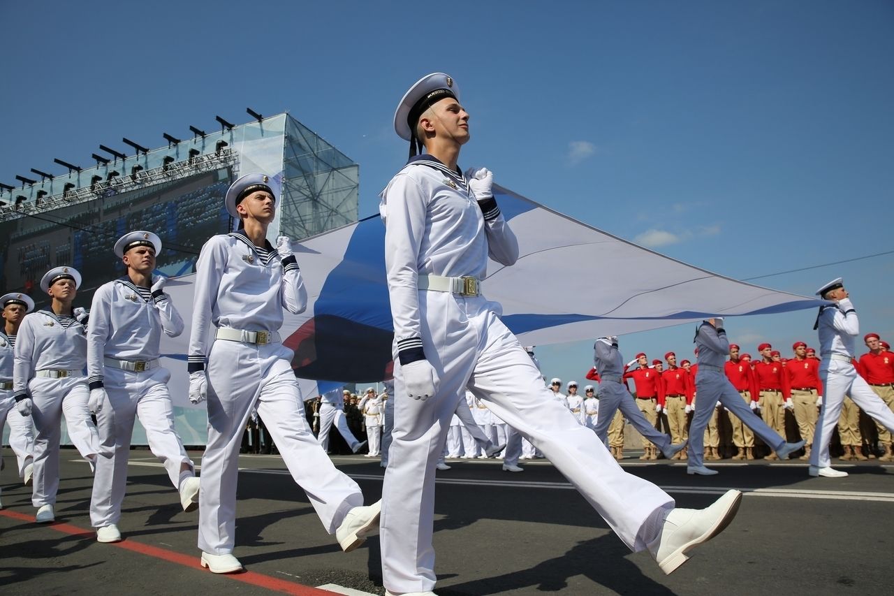 Главный военно-морской парад в Петербурге и Кронштадте