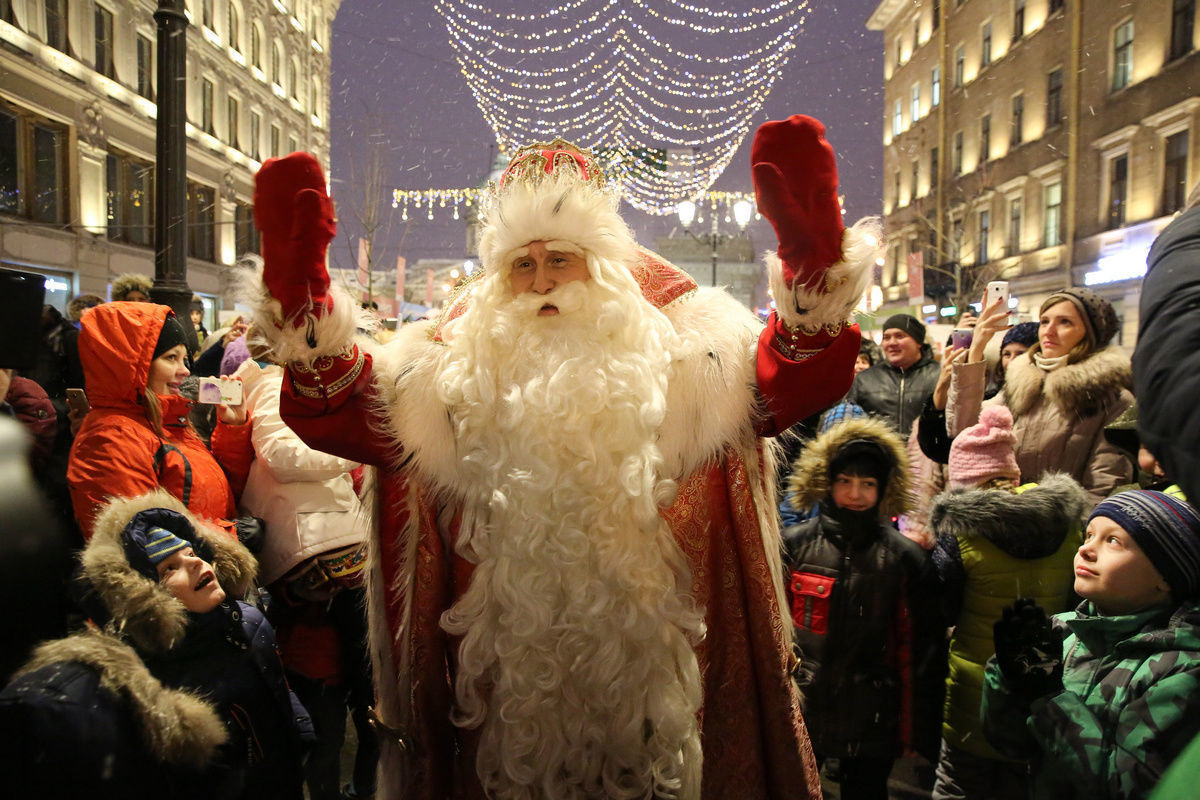 Дед Мороз в Петербурге 22 декабря