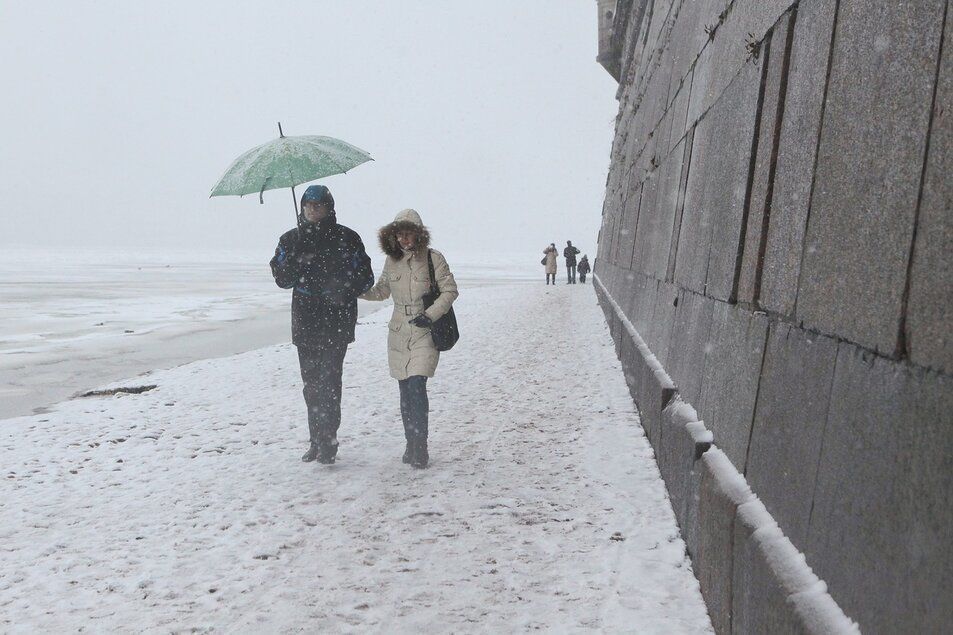 В четверг в Петербурге ожидается сильная метель