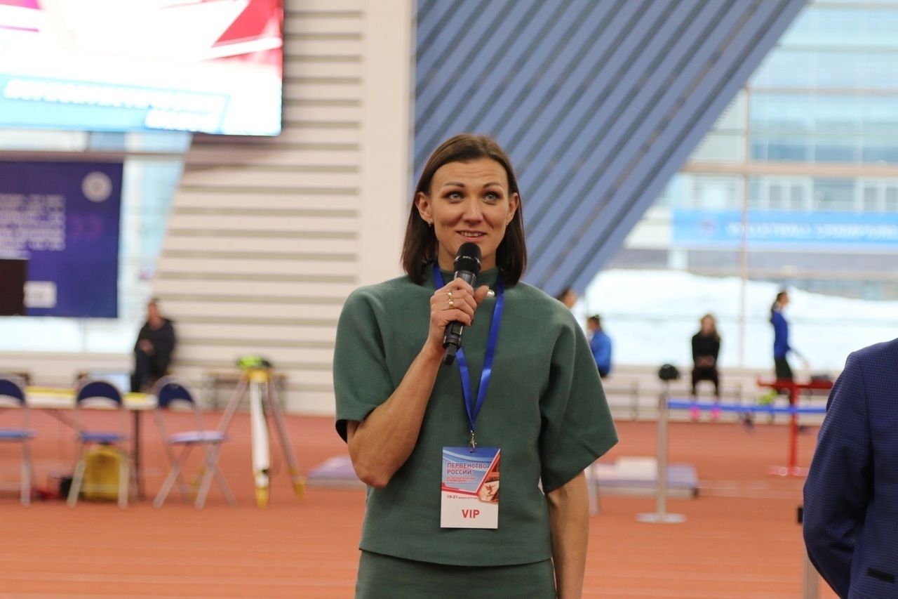 Наталья Антюх дала старт первенству России по легкой атлетике среди юниоров и юниорок  