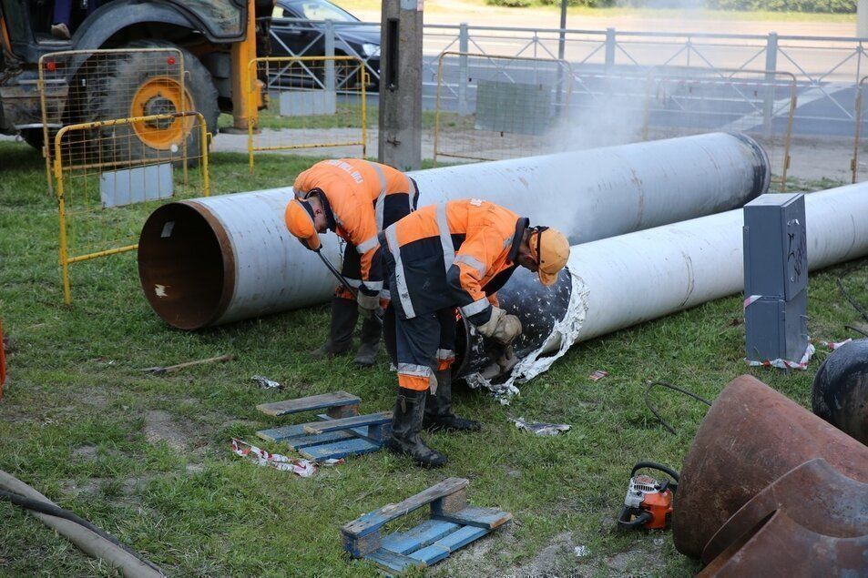 До конца июля в связи с ремонтом трубопровода будет ограничено движение по Серпуховской улице