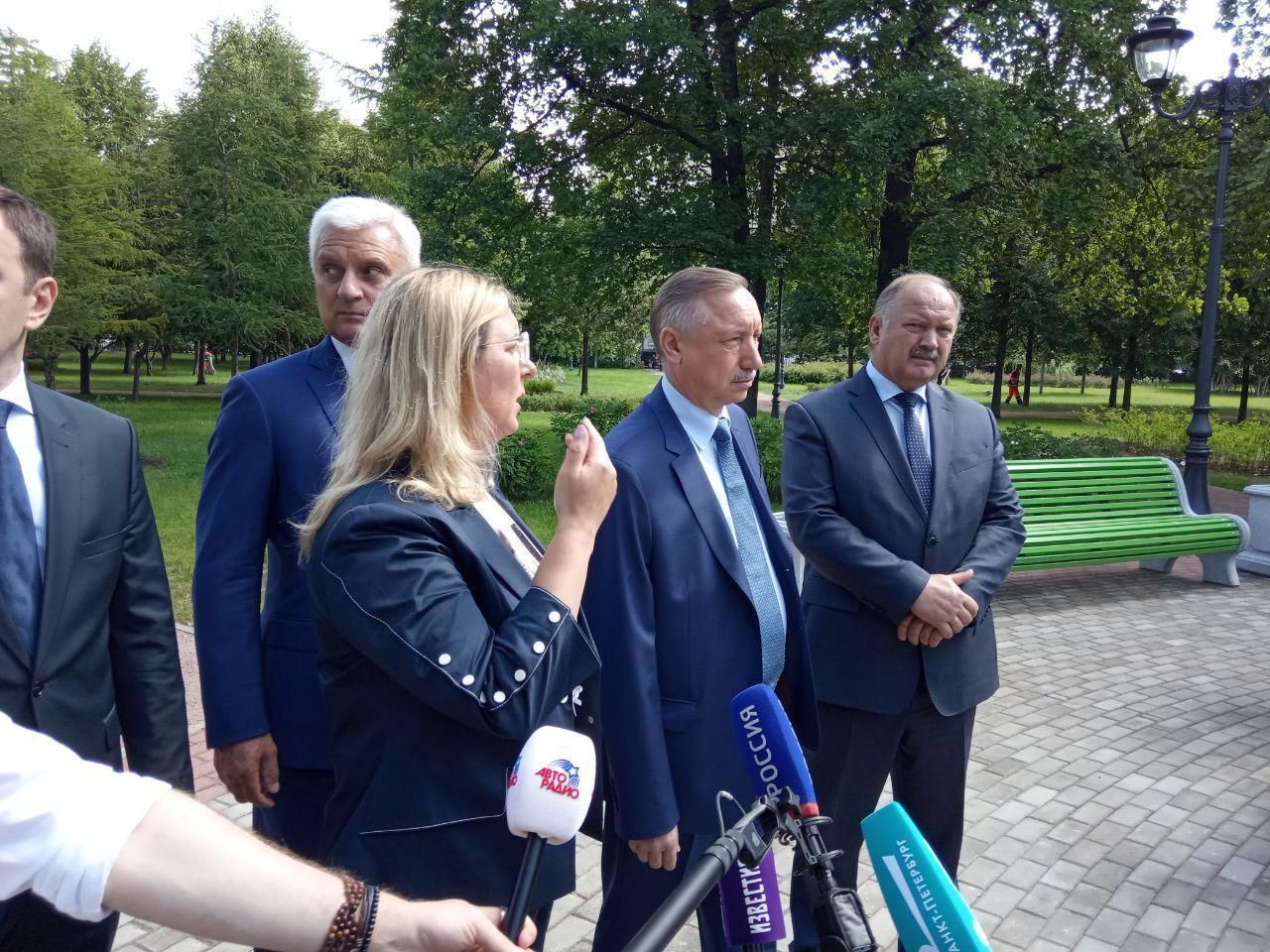 Александр Беглов распорядился ускорить открытие Выборгского сада 
