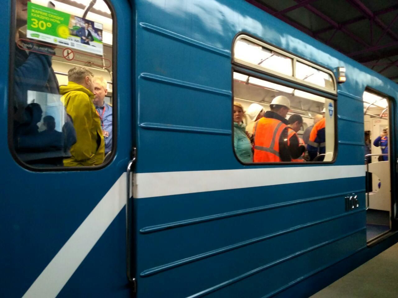 Станция метро «Шушары» сегодня приняла первый поезд