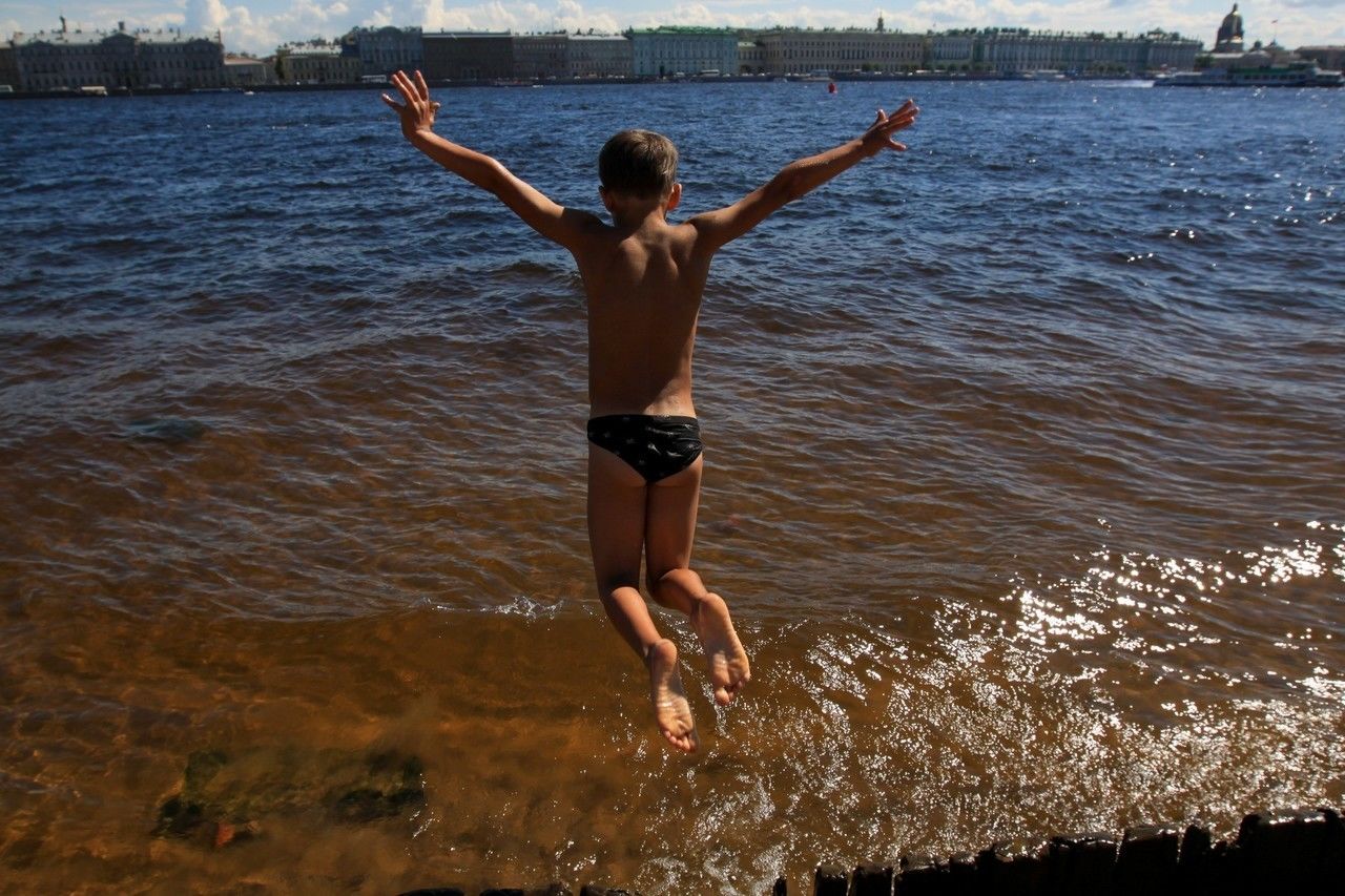 В Петербург пришла тридцатиградусная жара