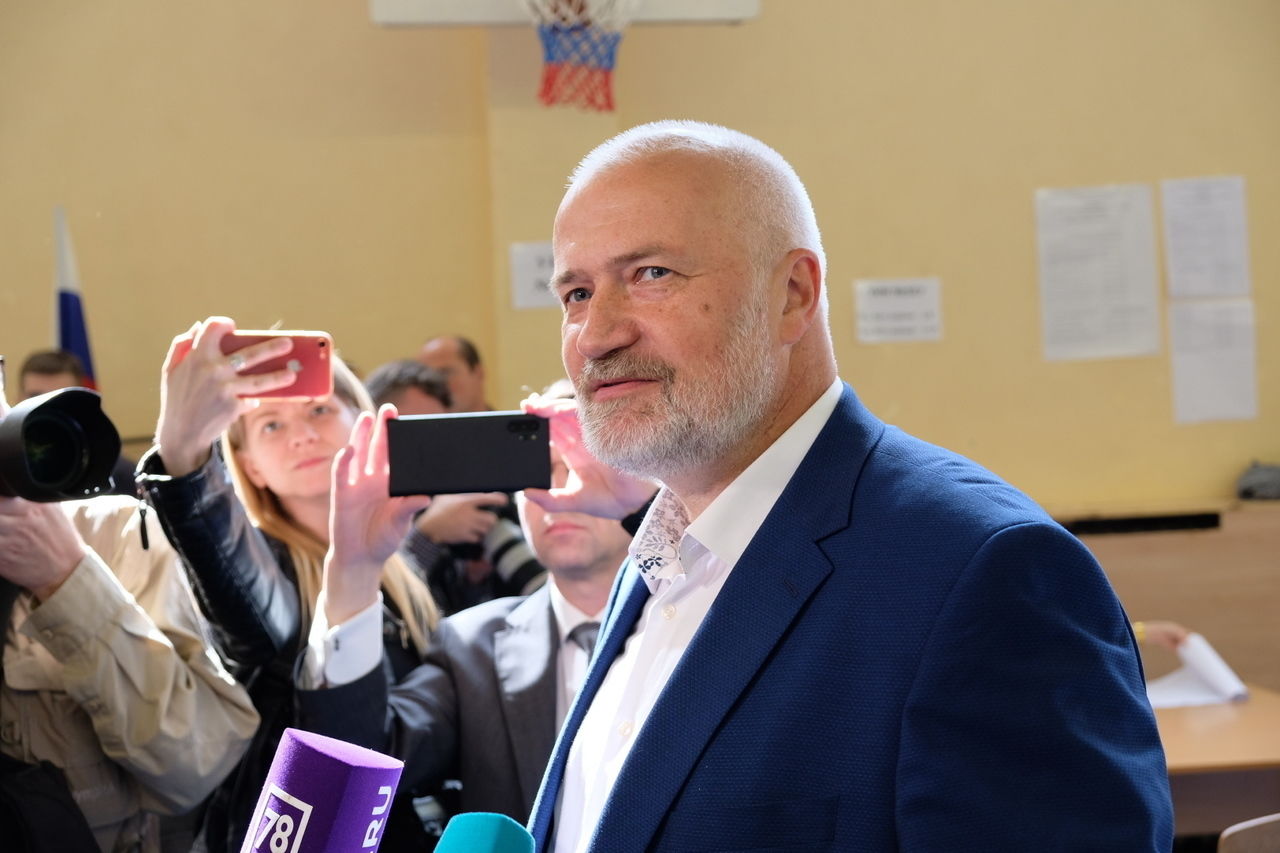 Михаил Амосов проголосовал на выборах