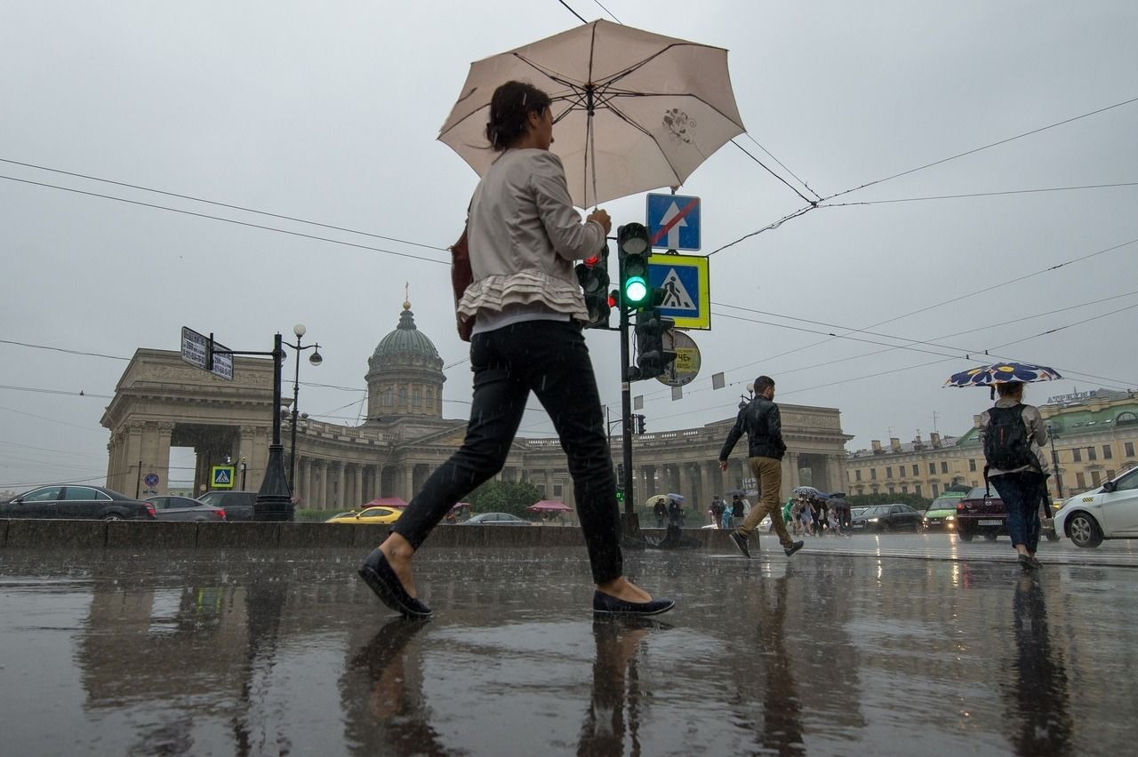 Дожди в Петербурге будут идти все выходные