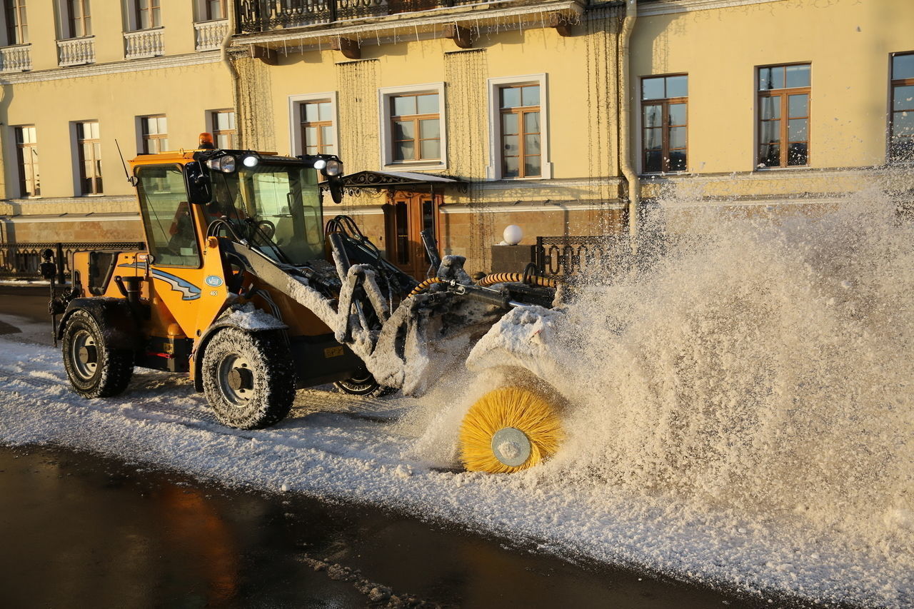 В Центральном районе Петербурга за уборкой снега можно будет следить онлайн 