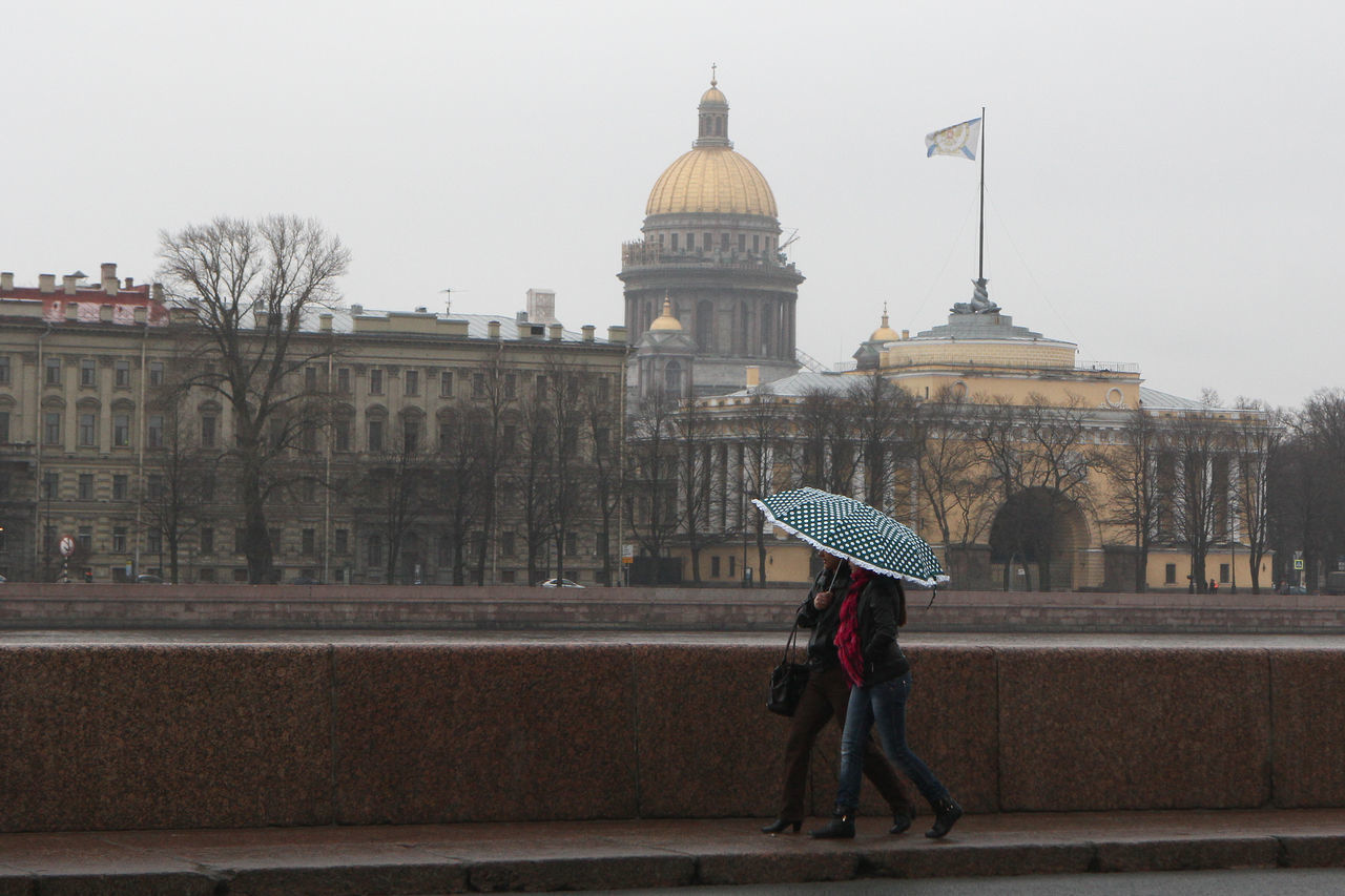 Циклон, согретый Гольфстримом, спровоцировал в Петербурге оттепель
