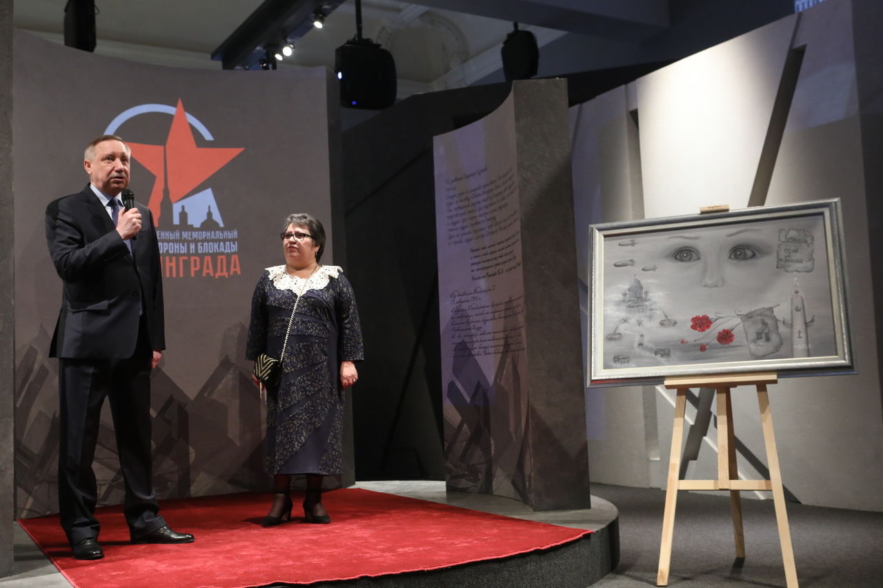 Родственница Шагала подарила картину Музею блокады 