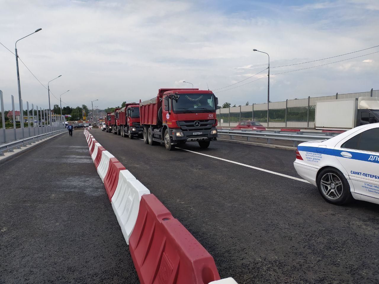 Гореловский путепровод заработал на все полосы