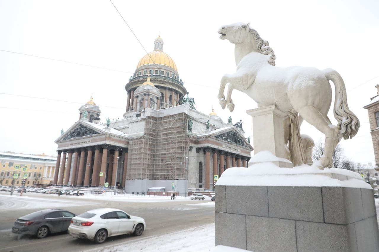 Синоптик: высота снежного покрова в Петербурге близка к рекорду